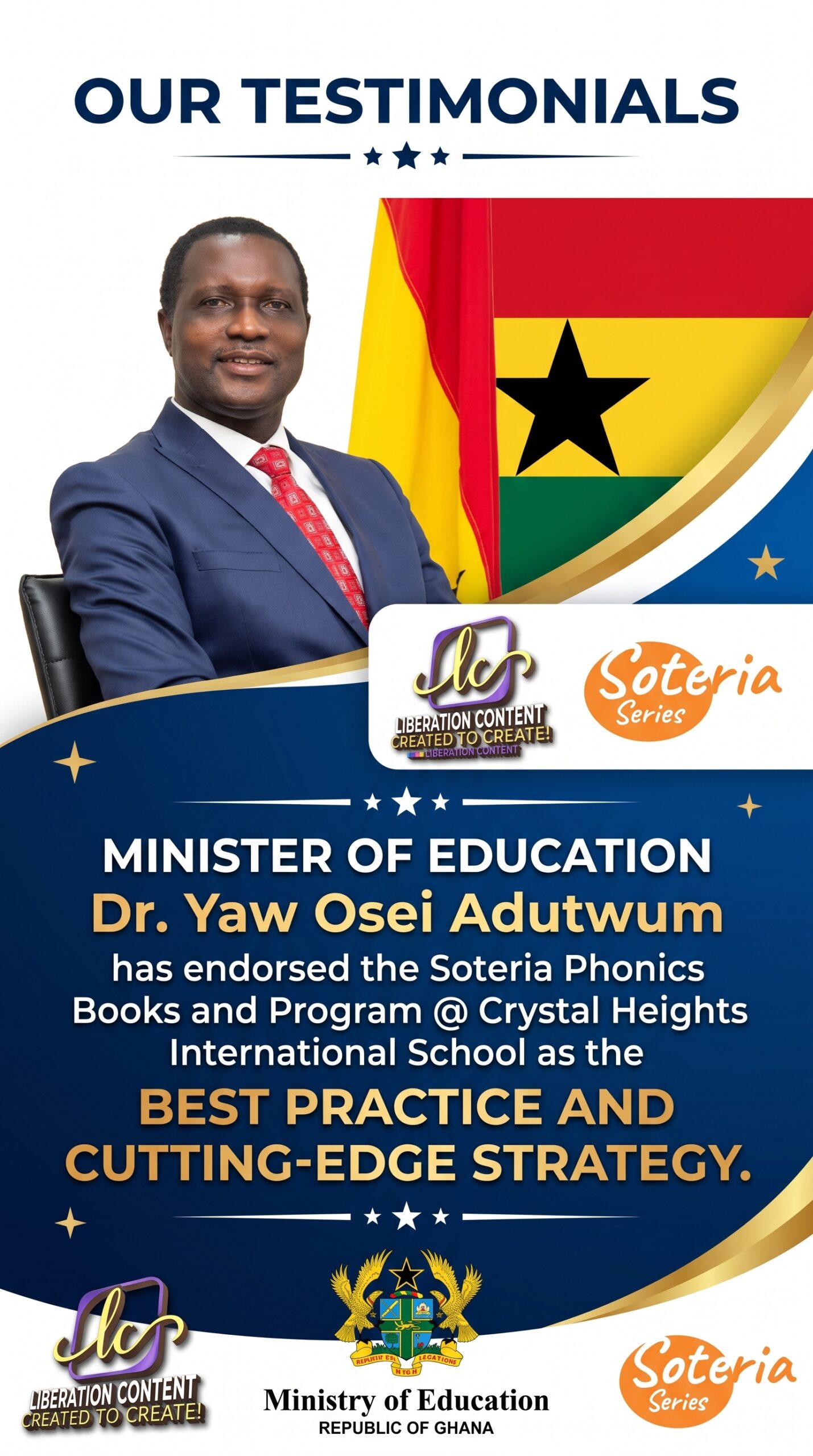 Dr. Yaw Osei Adutwum Endorsement